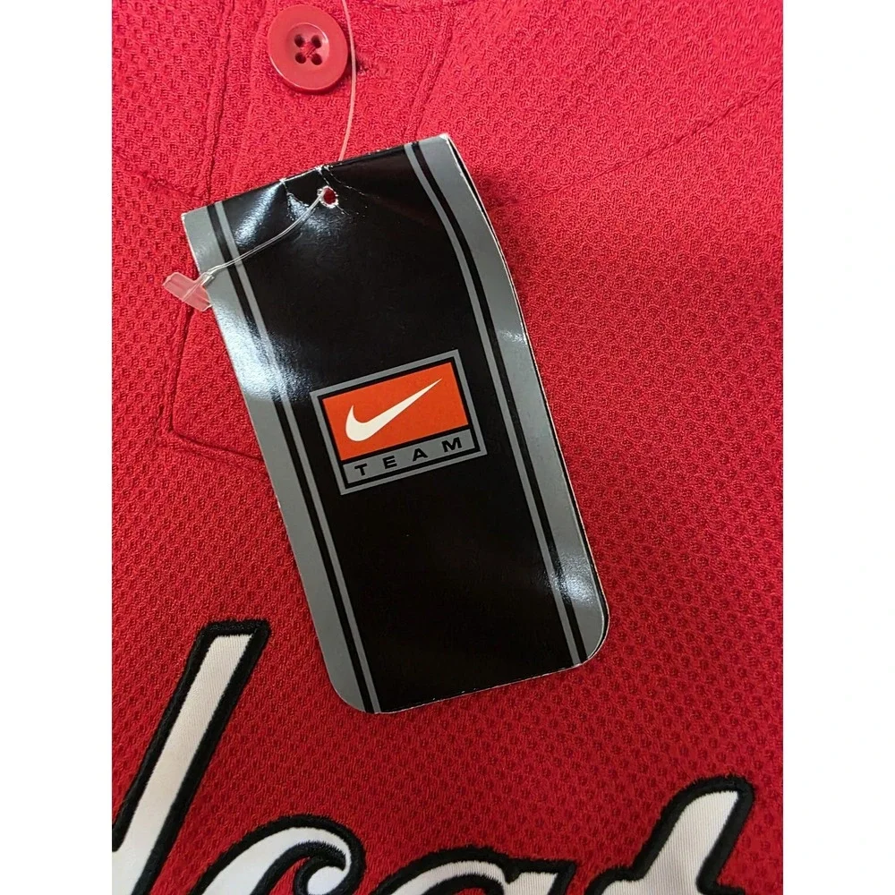 Vintage Wildcats Jersey Mens‎ Large Red NCAA Baseball Nike BP Top 2000s